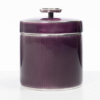 David Andersen, lockask, sterlingsilver och emalj, Norge, 1900-talets mitt.