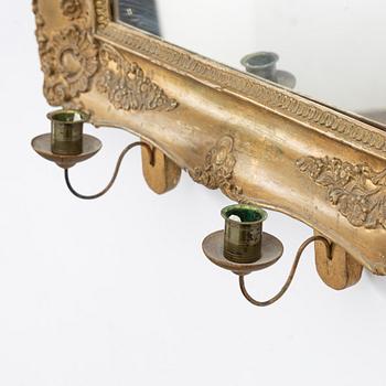 Mirror sconces, a pair, second half of the 19th century.