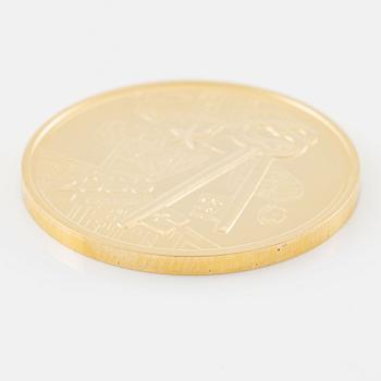 A Swedish commemorative goldcoin, 2004, 2000 kr.
