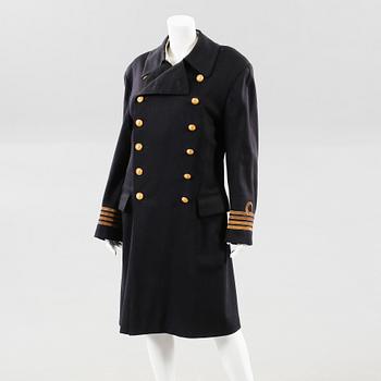 A coat from the Swedish royal navy, the 1950s.