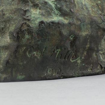 CARL MILLES, bronze, signed and dated  1910.