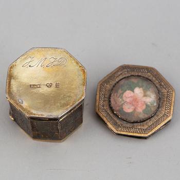 PETER ANDREAS THOMASSON, luktdosa, silver, Karlskrona (1832-1864).
