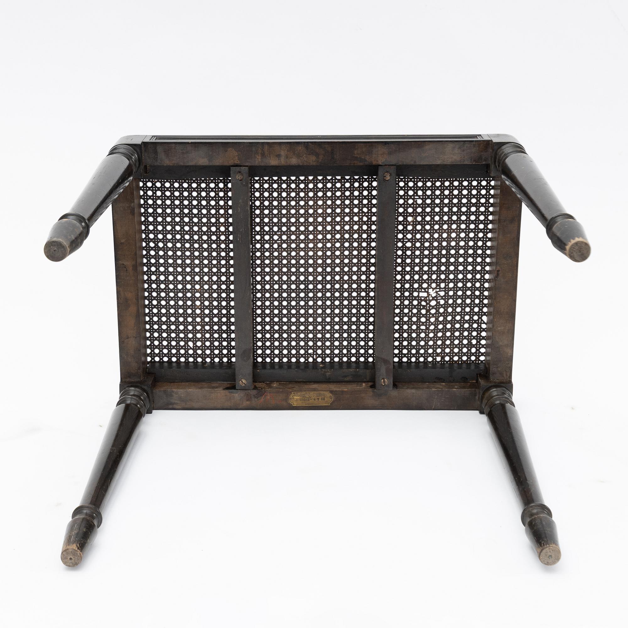 Nordiska Kompaniet, spegel med taburett, "Harding", 1920-tal.