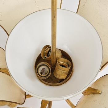 Carl-Axel Acking, a rare ceiling lamp model 982, Bröderna Malmströms Metallvarufabrik, Malmö, 1950s.