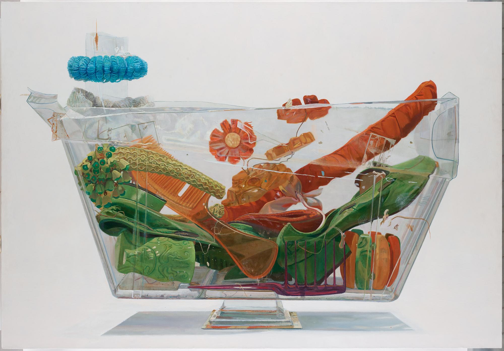 Jim Butler, oil on canvas. Signed on verso and dated -00.