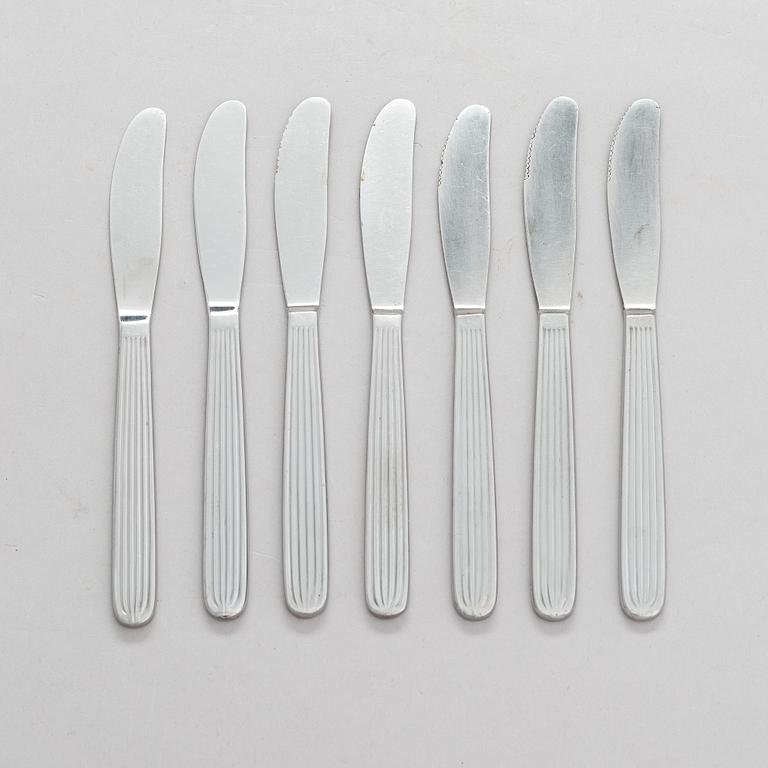 Kaj Franck, 23-piece 'Scandia' cutlery in stainless steel for Hackman Sorsakoski.