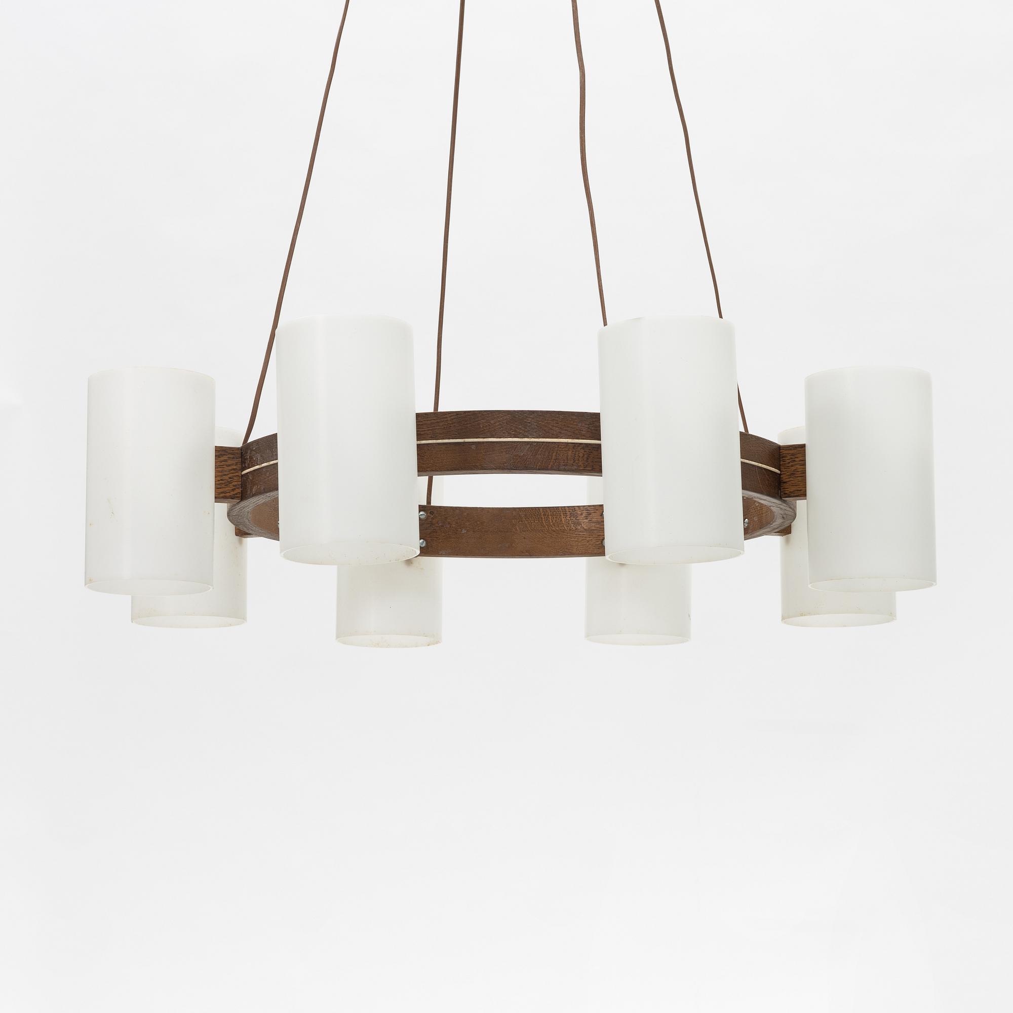 A "587 cylinder" ceiling lamp by Uno and Östen Kristiansson from Luxus.