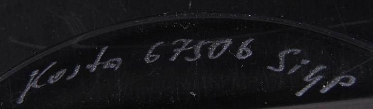 LJUSSTAKAR, 3 st, glas, Sigurd Persson, Kosta.