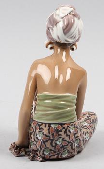FIGURIN, porslin, 1950-tal, Dahl-Jensen, Danmark.