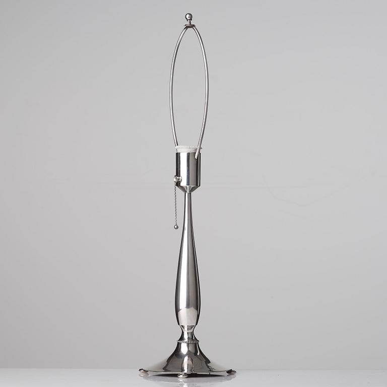 Wiwen Nilsson, a silver table lamp, Lund 1926.