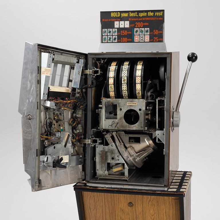 Spelautomat, enarmad bandit, 1900-talets andra hälft.