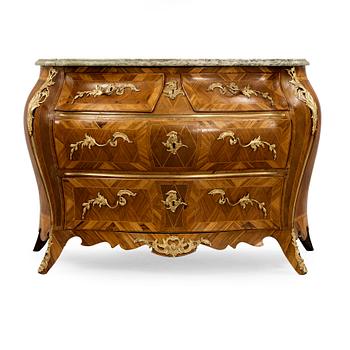 482. A Swedish Rococo 18th century commode.