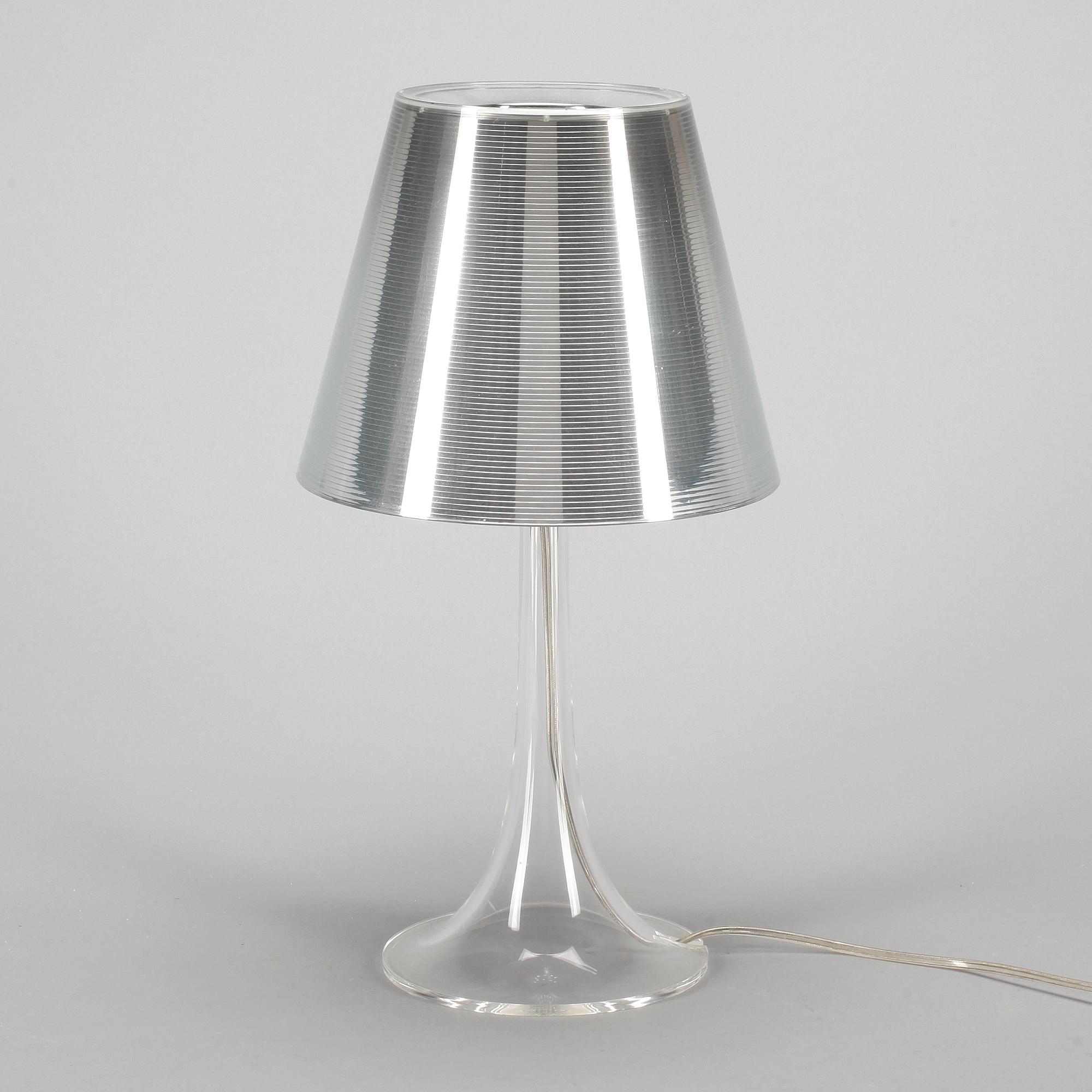 BORDSLAMPA, "Miss K", Philippe Starck, Flos, Italien.