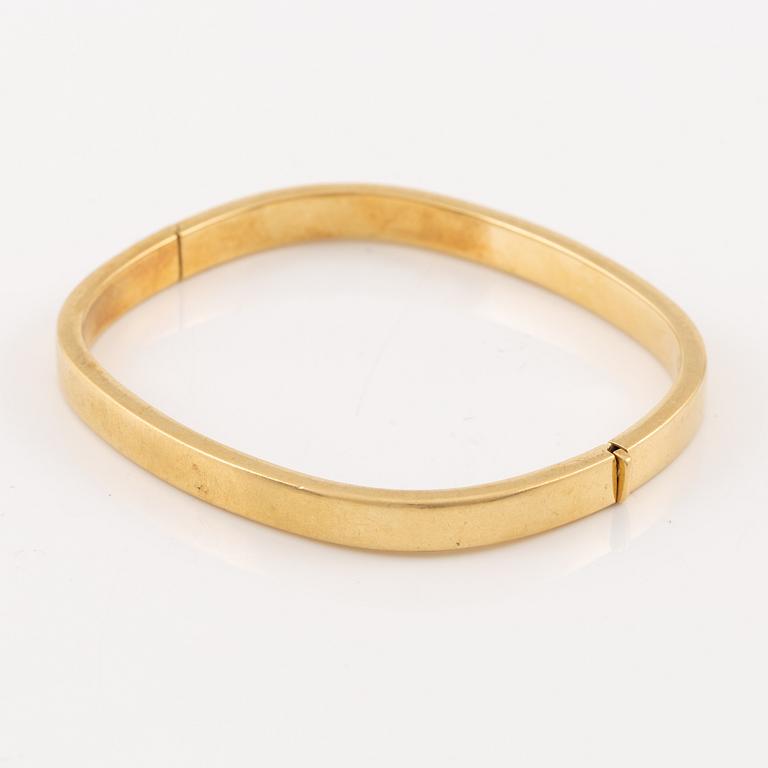 Arm ring, 18K gold, Italy.