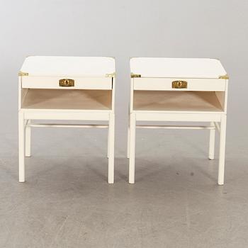 A pair of bedside tables by Sven Engtsrön & Gunnar Myrstrand for Tingströms, Sweden.