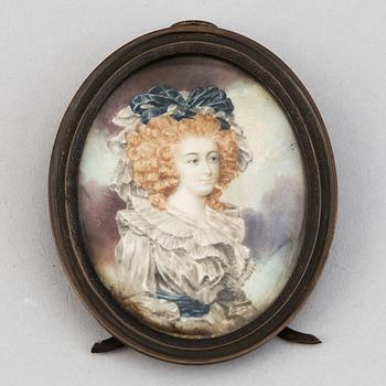 Unknown artist 18th Century. Miniature. Unsigned.