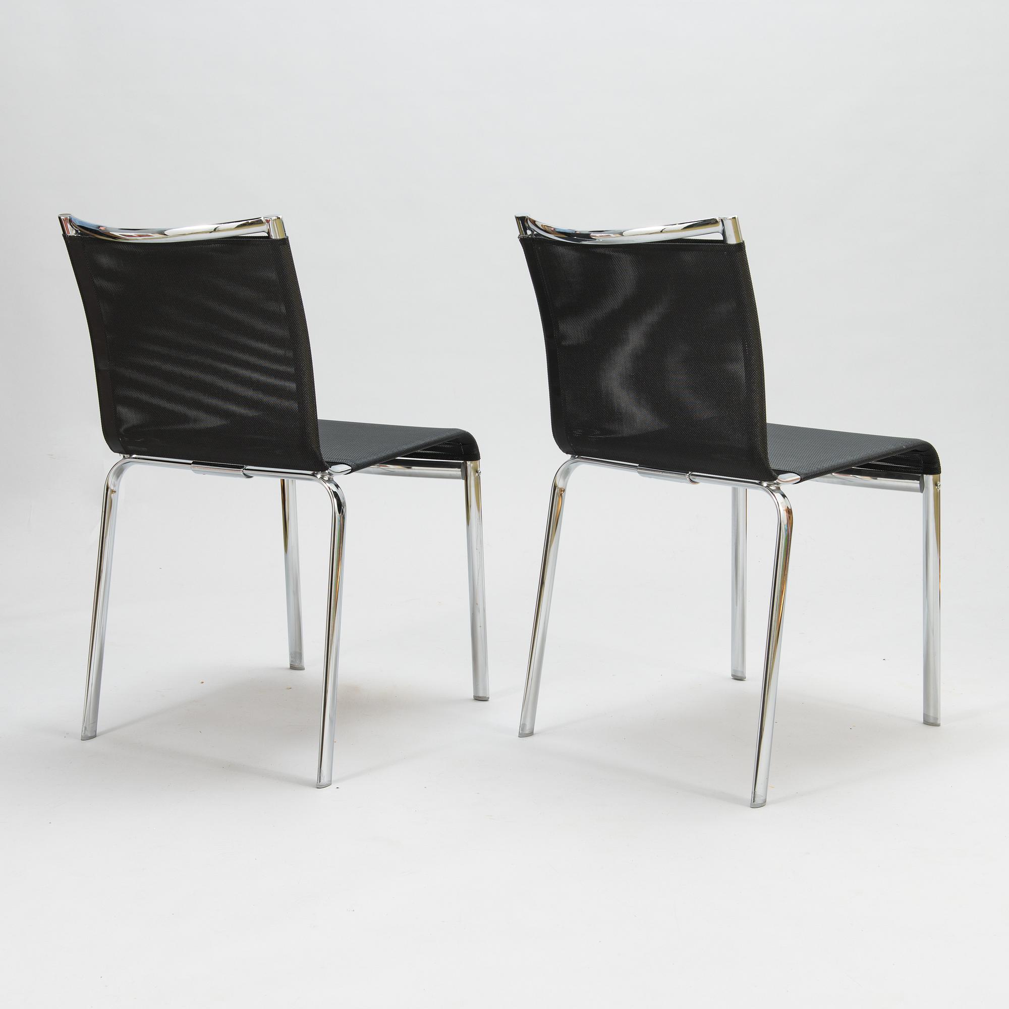 Alberto Meda, six 21st century 'Big frame 441' chairs for Alias.