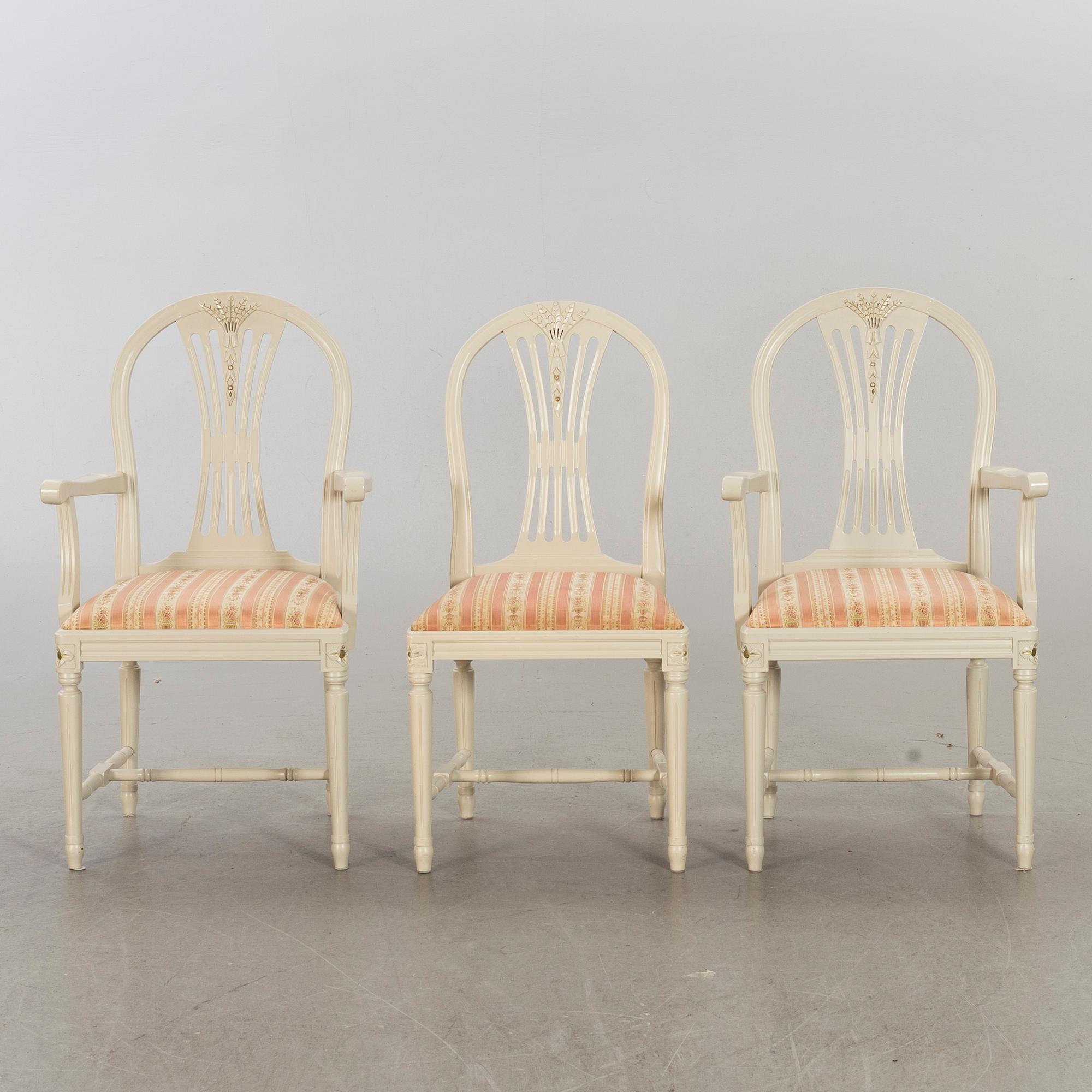 MATGRUPP 8 dlr gustaviansk stil 1900-talets mitt.