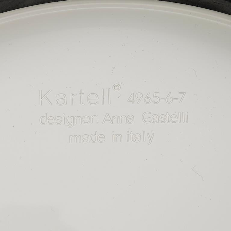 Anna Castelli-Ferrieri, a 'Componibili' cabinet, Kartell, Italy, 1980's/90's.