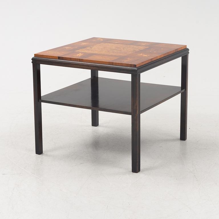 Bord, möjligen Mjölby Intarsia, 1920/30-tal.