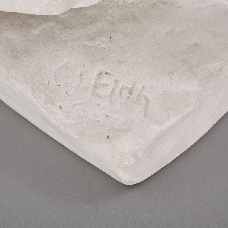 CARL ELDH, skulptur, gips, signerad.