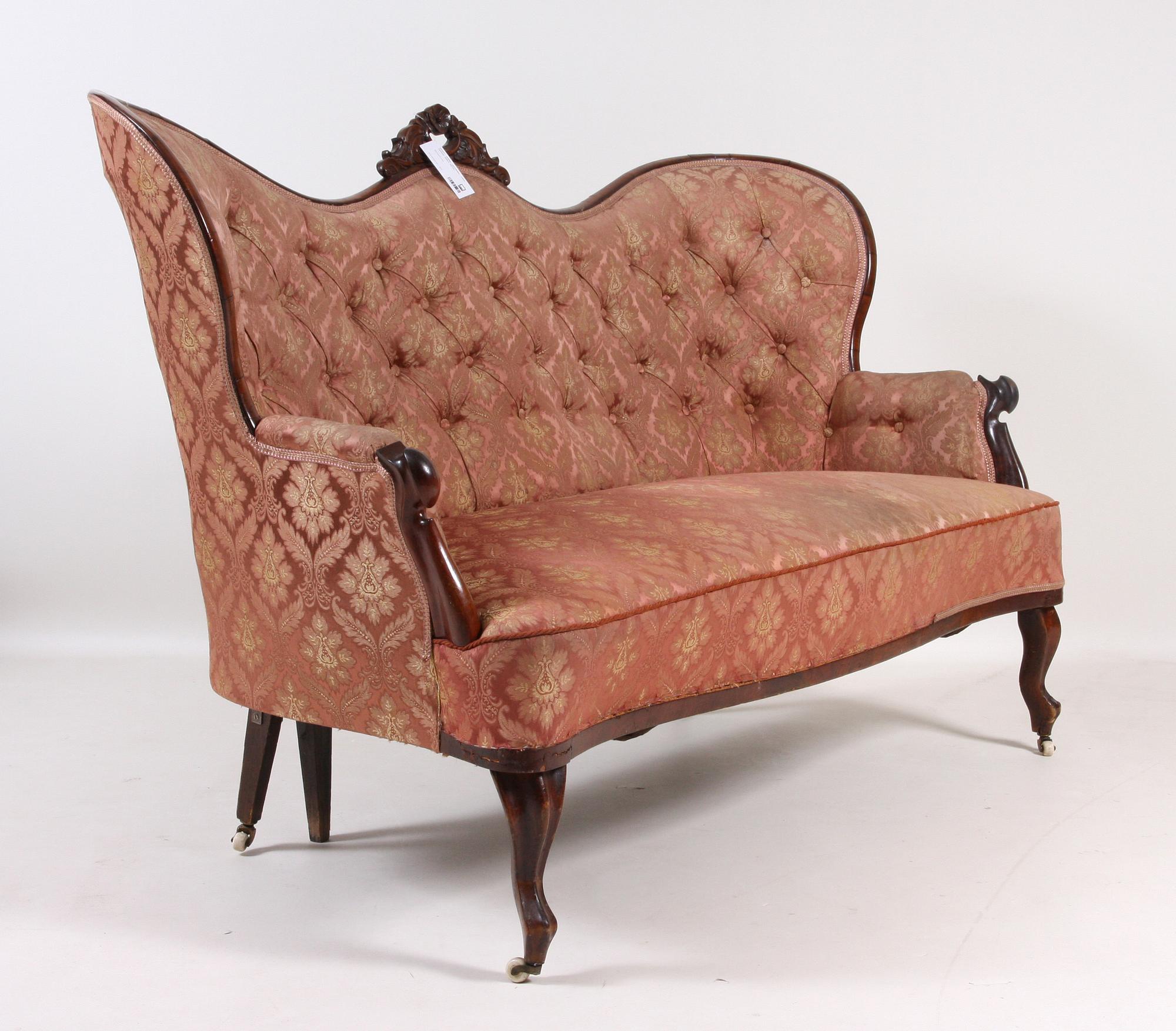 SOFFA, nyrokoko, 1800-talets andra hälft.