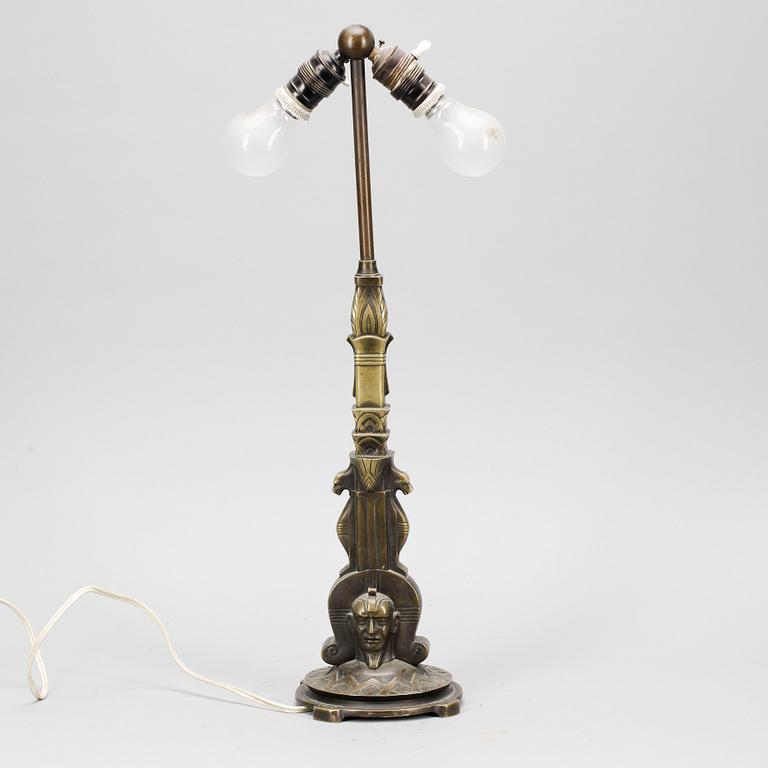 BORDSLAMPA, art deco, 1930-tal.