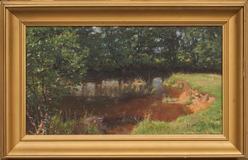 HERMAN LINDQVIST, olja på duk. Signerad och daterad 1907.