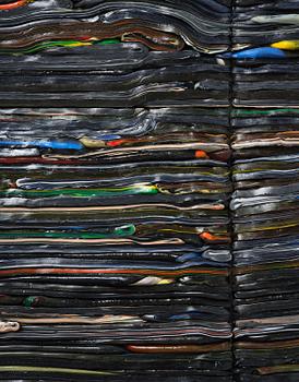 Matthias van Arkel, "Stripe Painting Black".