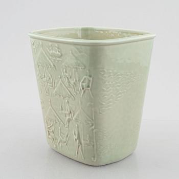 Carl-Harry Stålhane, punch/wine cooler, stoneware, Rörstrand.