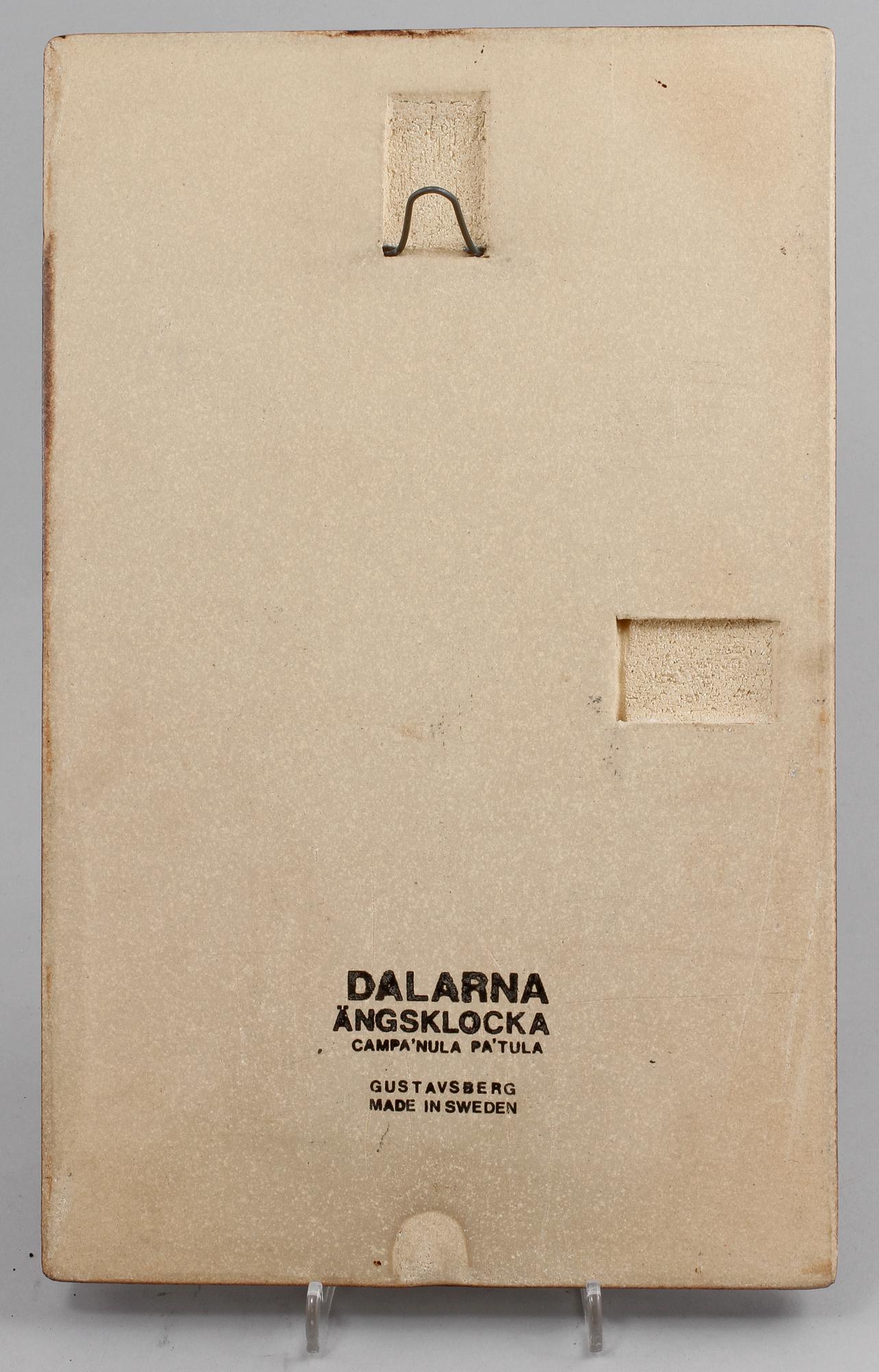 PLAKETTER, 4 st, lergods, Heinz Erret, Gustavsberg, 1900-talets andra hälft.