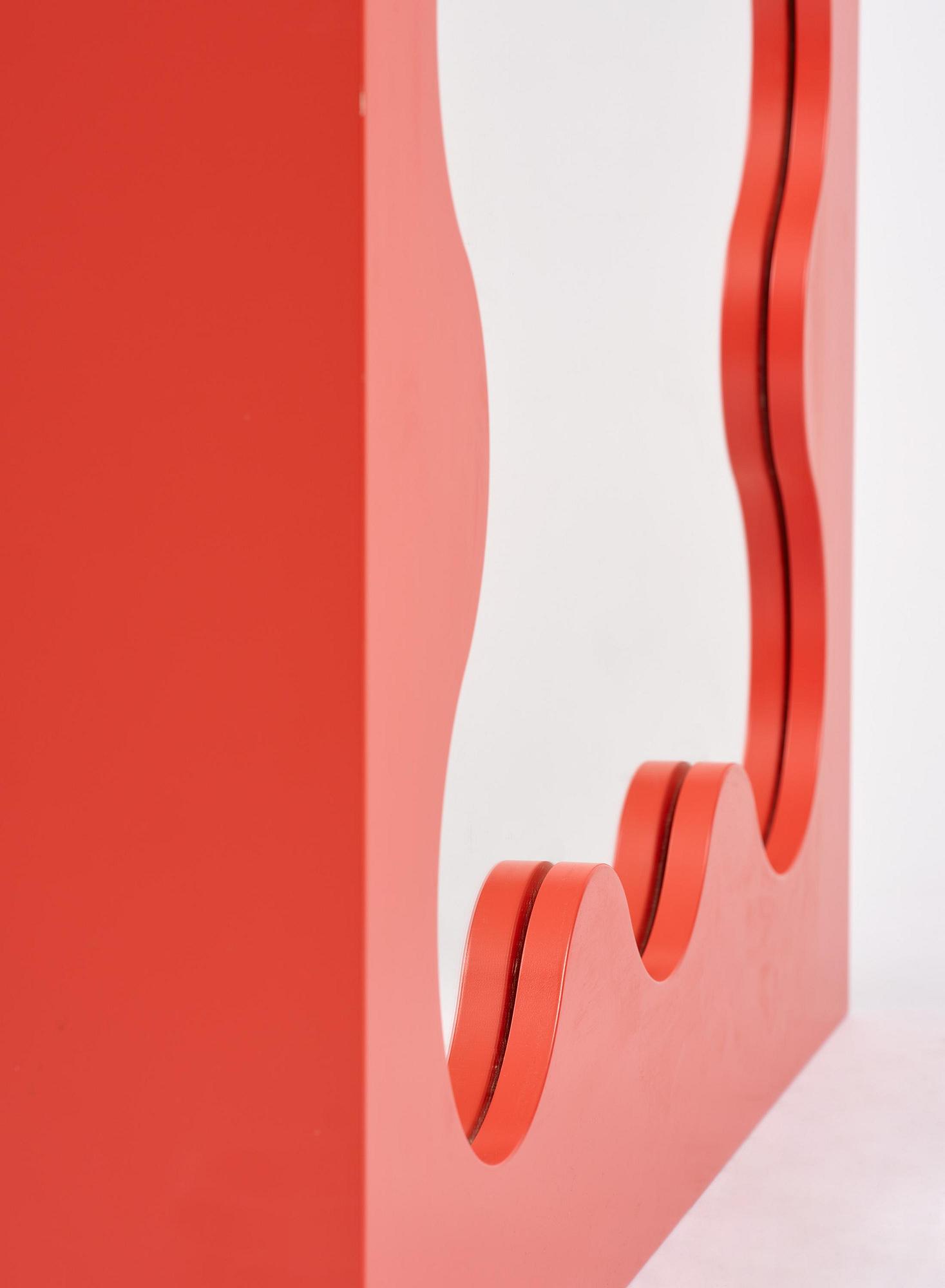 Gustaf Westman, a “Curvy Mirror”, Gustaf Westman Objects, Sweden, 2020s.