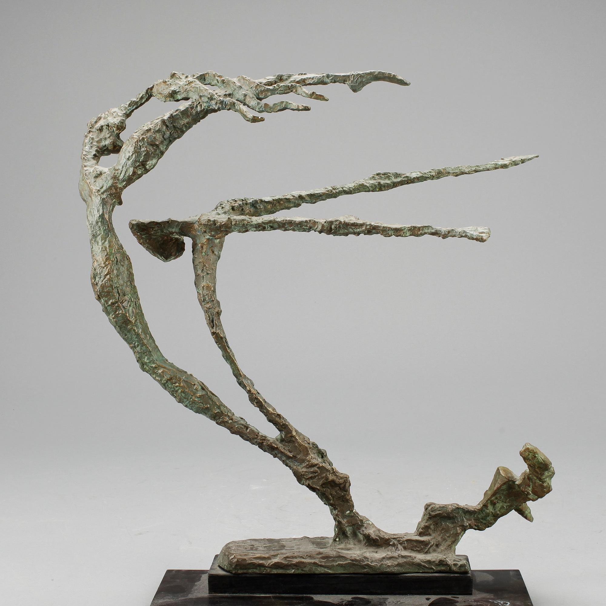 OKÄND KONSTNÄR, skulptur, brons, ej signerad, 1900-tal.