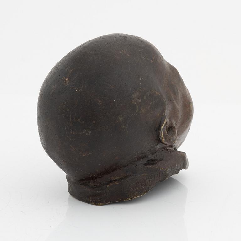 Bernardo Balestrieri, skulptur, patinerad brons, signerad.