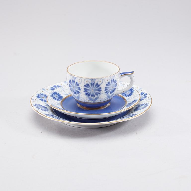 KAFFESERVIS, 17 delar, porslin, ML-modell, Arabia 1964-71.