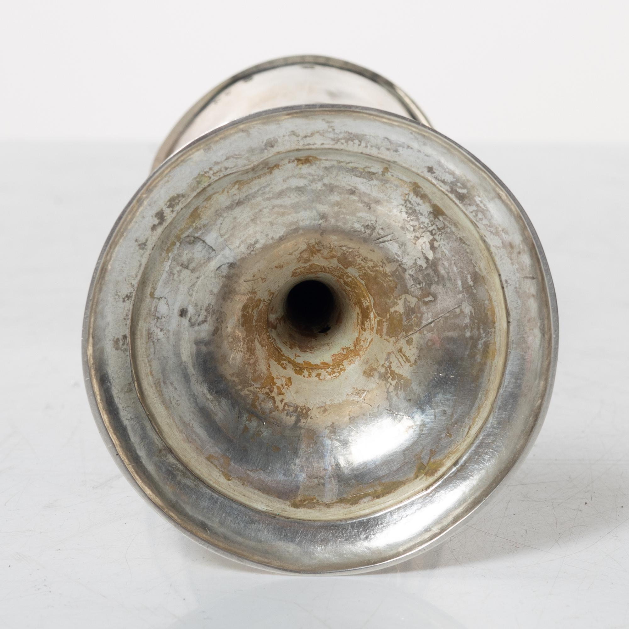 A Swedish silver cup, mark of Olof Bergstedt, Stockholm 1795.