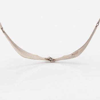 Zoltan Popovits, A stelring silver necklace "Bellatrix". Lapponia 1979.