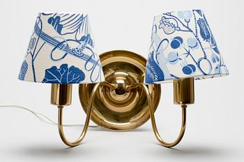 VÄGGLAMPA, modell 2565, Josef Frank, Firma Svenskt Tenn.