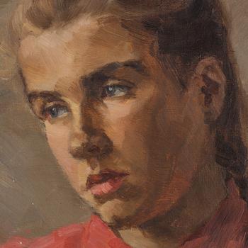 Hilda Sjöblom, oil on canvas, signed with monogram and dated -97.