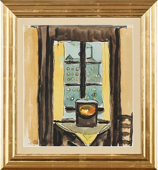 Agnes Cleve · AGNES CLEVE, blandteknik, signerad.