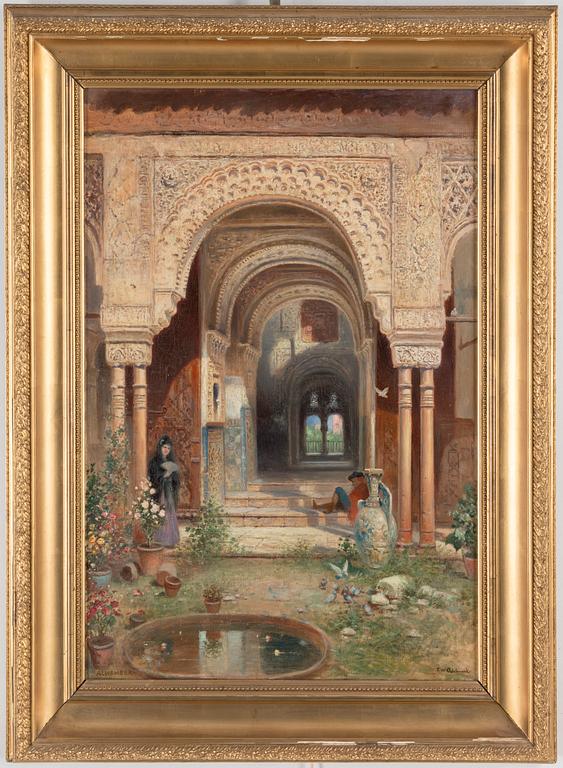 FRANS WILHELM ODELMARK, oil on canvas, signed.