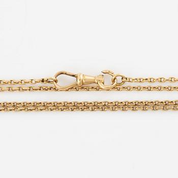 Klockkedja, 18K guld.