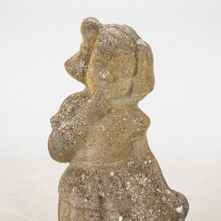 A garden sculpture.