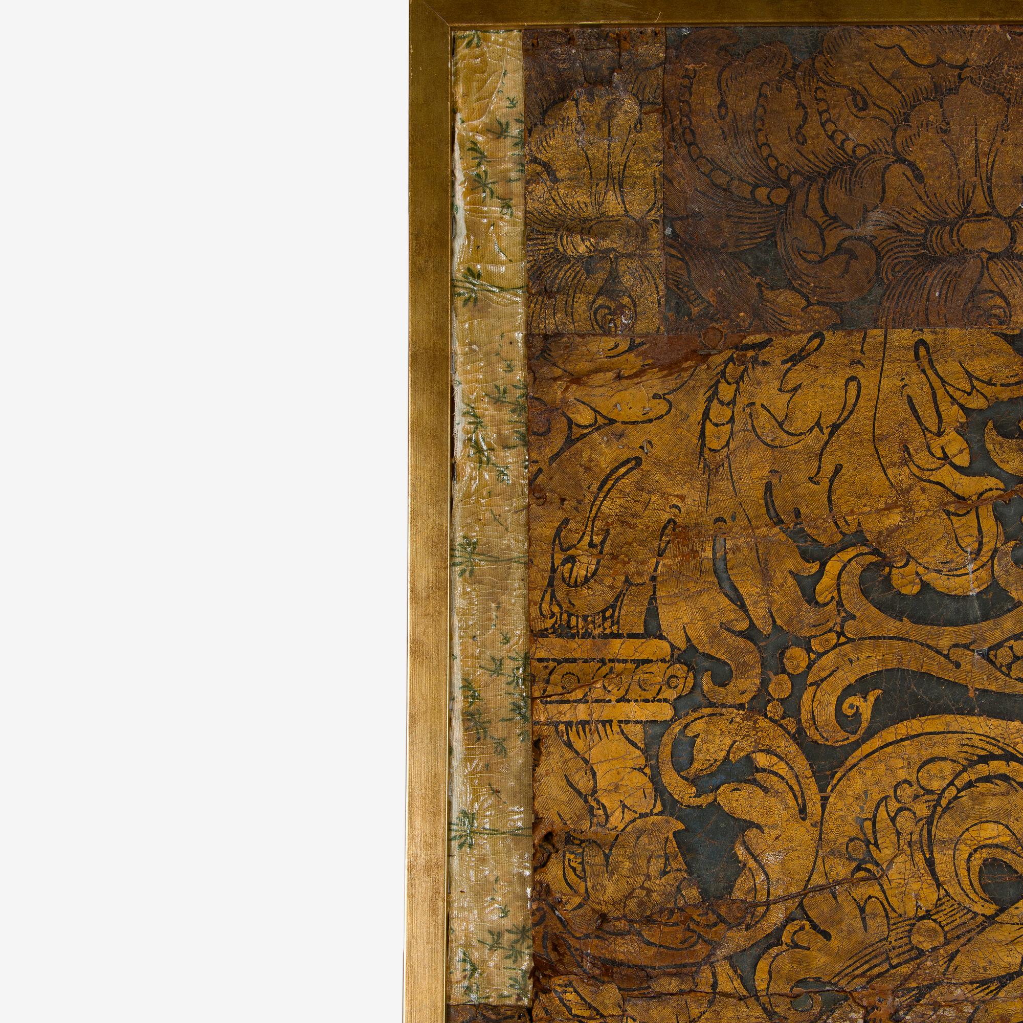 Tapet/gyllenläder, troligtvis Italien 1600-tal.