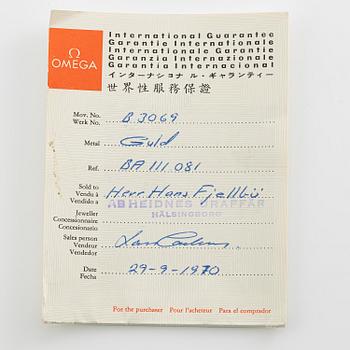 Omega, De Ville, ca 1970.