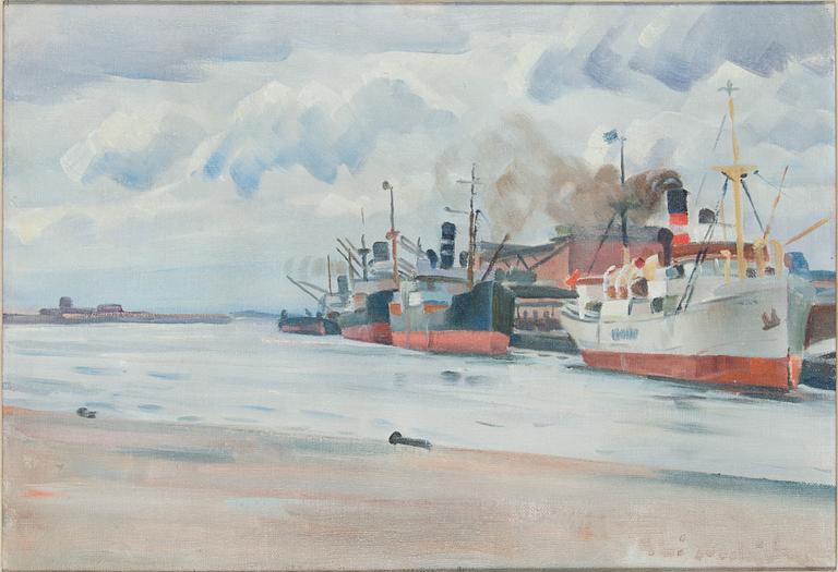 Ali Munsterhjelm, Hamnvy.