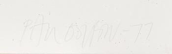 Portfolio with eleven serigraphs, signed and numbered 67/110, 1977.
