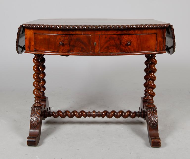SALONGSBORD, senempire, 1800-talets mitt.