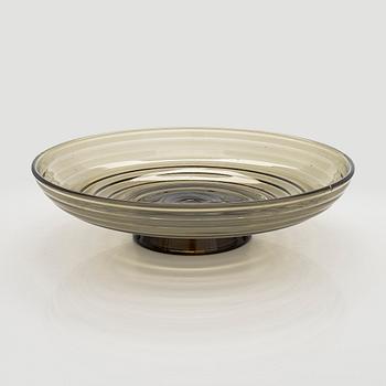 Aino Aalto, malja, sekä lautasia, 6 kpl, "Bölgeblick", Karhulan Lasitehdas, 1930-luku.