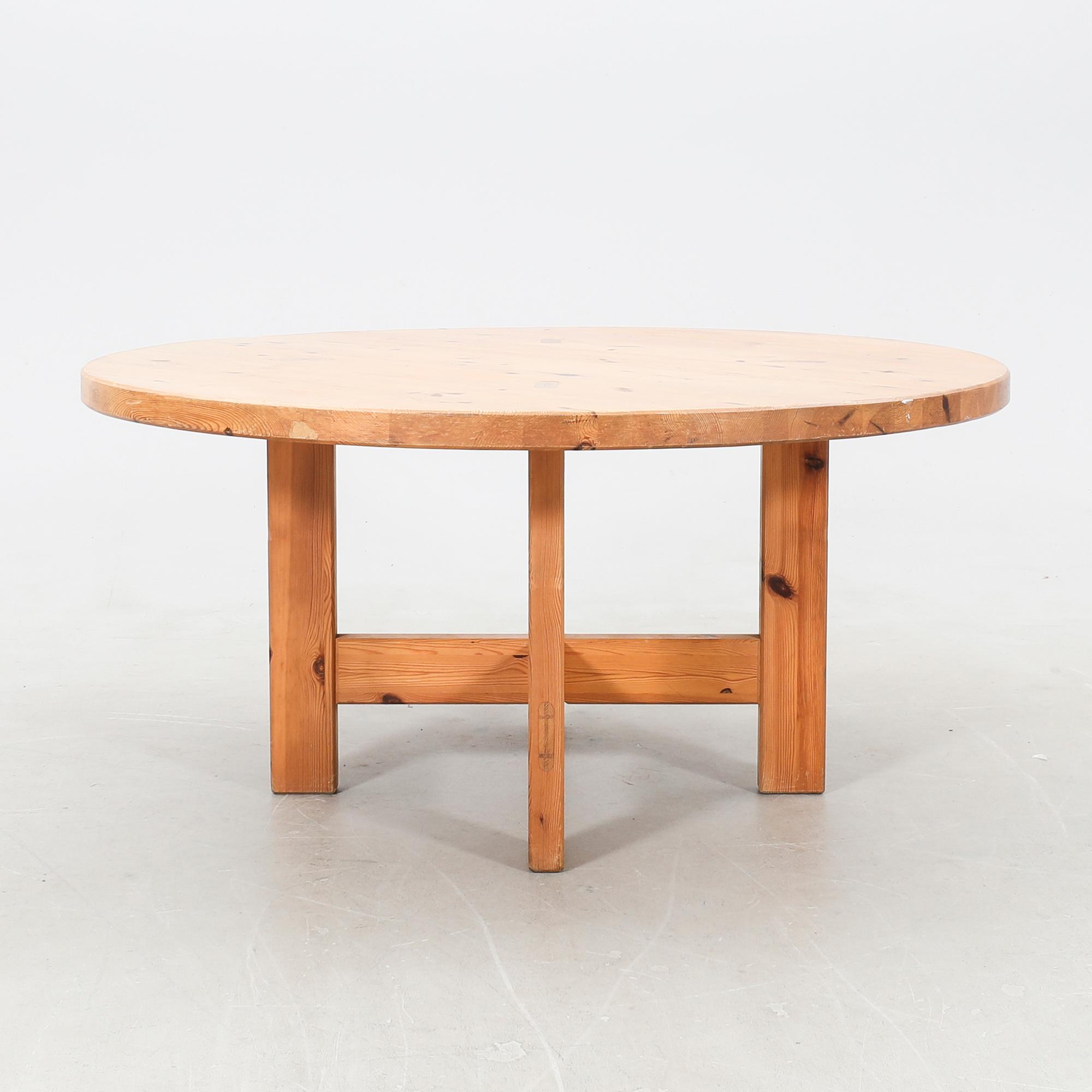 Roland Wilhelmsson, matbord 1970-tal.